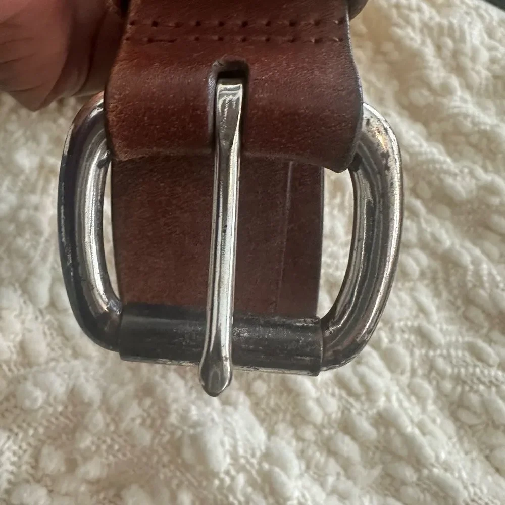Timberland Brown Leather Men’s Belt 38